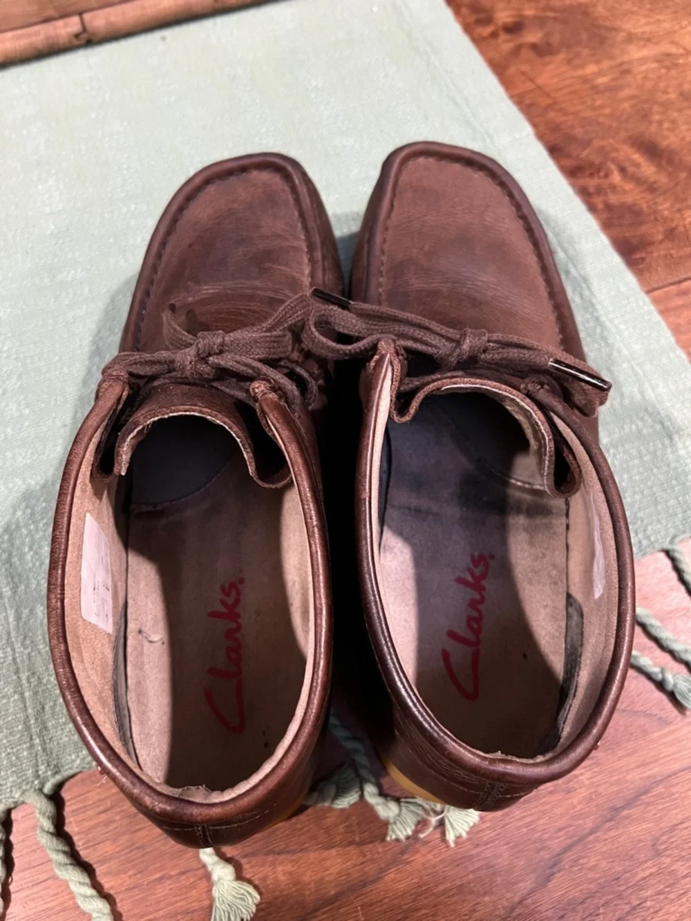 Clarks Leather Wallabees